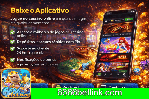 Aplicativo móvel 6666BET para iOS e Android